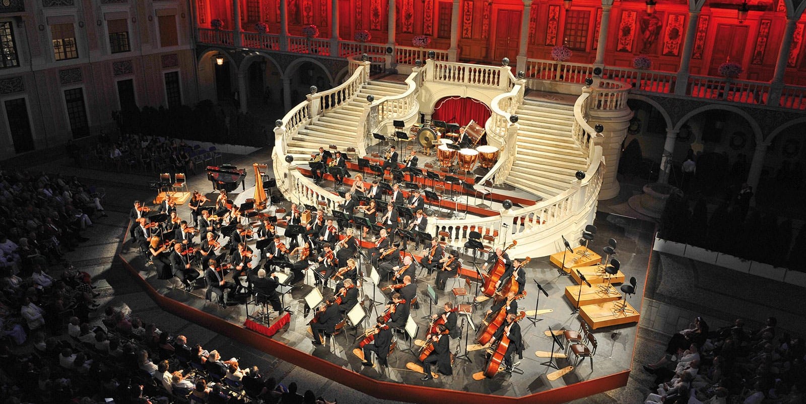 Image Orchestre Philharmonique de Monte-Carlo, Concerts au Palais Princier