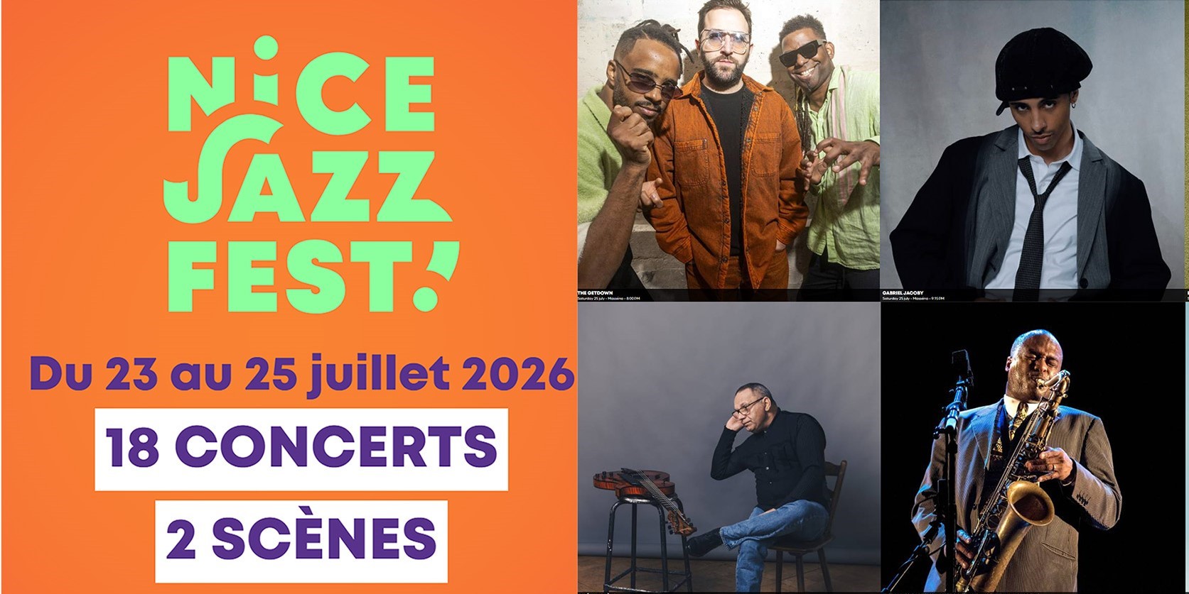 Nice Jazz Fest – 23 au 25 juillet 2026